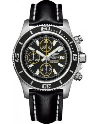 Breitling Superocean Chronograph II  Chronograph Automatic Men's Watch, Stainless Steel, Black Dial, A1334102.BA82.435X