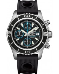 Breitling Superocean Chronograph II  Chronograph Automatic Men's Watch, Stainless Steel, Black Dial, A1334102.BA83.200S