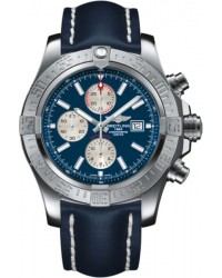 Breitling Super Avenger II  Chronograph Automatic Men's Watch, Stainless Steel, Blue Dial, A1337111.C871.101X