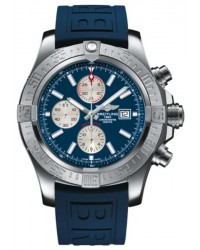 Breitling Super Avenger II  Chronograph Automatic Men's Watch, Stainless Steel, Blue Dial, A1337111.C871.159S