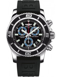 Breitling Superocean Chronograph M2000  Super-Quartz Men's Watch, Stainless Steel, Black Dial, A73310A8.BB74.154S