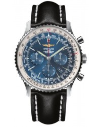 Breitling Navitimer 01 (46 mm)  Chronograph Automatic Men's Watch, Stainless Steel, Blue Dial, AB012721.C889.441X