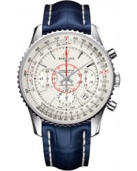 Breitling Montbrillant 01  Chronograph Automatic Men's Watch, Stainless Steel, Silver Dial, AB013012.G709.719P