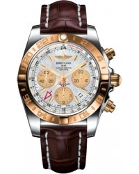 Breitling Chronomat 44 GMT  Chronograph Automatic Men's Watch, Steel & 18K Rose Gold, Mother Of Pearl Dial, CB042012.A739.740P