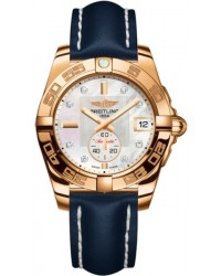 Breitling Galactic 36  Automatic Women's Watch, 18K Rose Gold, Mother Of Pearl & Diamonds Dial, H3733012.A725.194X