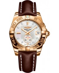 Breitling Galactic 36  Automatic Women's Watch, 18K Rose Gold, Mother Of Pearl & Diamonds Dial, H3733012.A725.416X