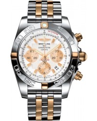 Breitling Chronomat 44  Chronograph Automatic Men's Watch, Steel & 18K Rose Gold, Mother Of Pearl Dial, IB011012.A696.375C