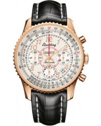 Breitling Montbrillant 01  Chronograph Automatic Men's Watch, 18K Rose Gold, Silver Dial, RB013012.G736.729P