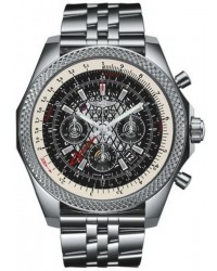 Breitling Bentley B04 GMT  Chronograph Automatic Men's Watch, Stainless Steel, Black Dial, AB043112.BC69.990A