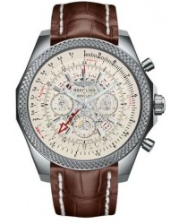 Breitling Bentley B04 GMT  Chronograph Automatic Men's Watch, Stainless Steel, Silver Dial, AB043112.G774.757P