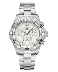 Tag Heuer Aquaracer  Chronograph Quartz Men's Watch, Stainless Steel, Silver Dial, CAF101F.BA0821