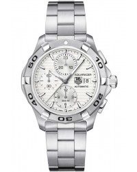 Tag Heuer Aquaracer  Chronograph Automatic Men's Watch, Stainless Steel, Silver Dial, CAP2111.BA0833
