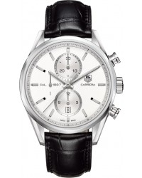 Tag Heuer Carrera  Chronograph Automatic Men's Watch, Stainless Steel, Silver Dial, CAR2111.FC6266