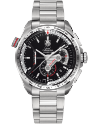Tag Heuer Grand Carrera  Chronograph Automatic Men's Watch, Stainless Steel, Black Dial, CAV5115.BA0902