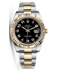 Rolex Datejust II  Automatic Men's Watch, Steel & 18K Yellow Gold, Black Dial, 116333-BLK