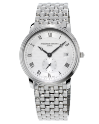 Frederique Constant Slimline  Quartz Men's Watch, Stainless Steel, Silver Dial, FC-245M4S6B