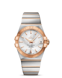 Omega Constellation  Automatic Men's Watch, 18K Rose Gold, Silver Dial, 123.20.38.21.02.001