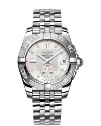 Breitling Galactic 36  Automatic Women's Watch, Stainless Steel, Mother Of Pearl & Diamonds Dial, A3733012.A717.376A