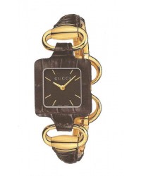 Gucci 1921  Quartz Women's Watch, Stainless Steel, Brown Dial, YA130406