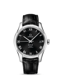 Omega De Ville  Automatic Men's Watch, Stainless Steel, Black Dial, 431.13.41.21.01.001