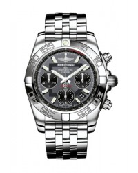 Breitling Chronomat 41  Chronograph Automatic Men's Watch, Stainless Steel, Grey Dial, AB014012.F554.378A