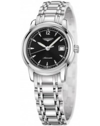 Longines Saint Imier  Automatic Women's Watch, Stainless Steel, Black Dial, L2.563.4.59.6