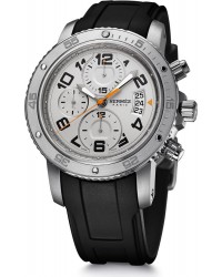 Hermes Clipper  Automatic Men's Watch, Titanium, Silver Dial, 035435WW00