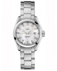 Omega Aqua Terra  Automatic Women's Watch, Stainless Steel, Silver Dial, 231.10.30.61.55.001