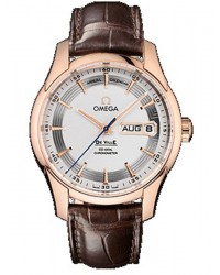 Omega De Ville Hour Vision  Automatic Men's Watch, 18K Rose Gold, Silver Dial, 431.63.41.22.02.001