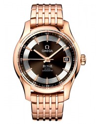 Omega De Ville Hour Vision  Automatic Men's Watch, 18K Rose Gold, Brown Dial, 431.60.41.21.13.001
