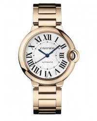 Cartier Ballon Bleu  Automatic Women's Watch, 18K Rose Gold, Silver Dial, W69004Z2