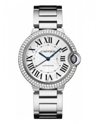 Cartier Ballon Bleu  Automatic Women's Watch, 18K White Gold, Silver Dial, WE9006Z3