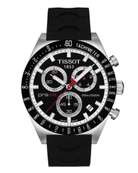 Tissot PRS516  Chronograph Quartz Men's Watch, Stainless Steel, Black Dial, T044.417.27.051.00