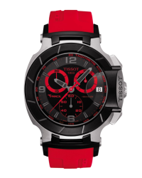 Tissot T Race  Chronograph Quartz Men's Watch, Stainless Steel, Black Dial, T048.417.27.057.02