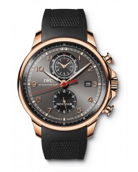 IWC Portuguese  Chronograph Automatic Men's Watch, 18K Rose Gold, Grey Dial, IW390209