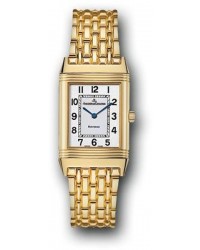Jaeger Lecoultre Reverso Classique  Manual Winding Unisex Watch, 18K Yellow Gold, Silver Dial, 2511110