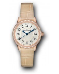 Jaeger Lecoultre Rendez-Vous  Automatic Women's Watch, 18K Rose Gold, Silver Dial, 3512520