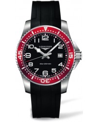 Longines HydroConquest  Quartz Men's Watch, Stainless Steel, Black Dial, L3.689.4.59.2
