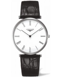 Longines La Grande Classique  Quartz Men's Watch, Steel & 18K Rose Gold, White Dial, L4.766.4.11.2