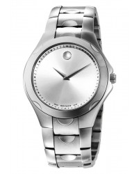 Movado Exclusive  Quartz Men's Watch, Stainless Steel, Silver Dial, 606379