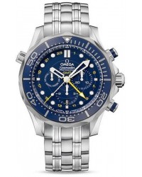 Omega Seamaster  Chronograph Automatic Men's Watch, Stainless Steel, Blue Dial, 212.30.44.52.03.001