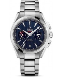 Omega Aqua Terra  Chronograph Automatic Men's Watch, Stainless Steel, Blue Dial, 231.10.43.52.03.001