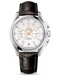 Omega Aqua Terra  Chronograph Automatic Men's Watch, Stainless Steel, Silver Dial, 231.13.43.52.02.001