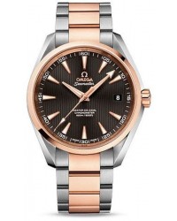 Omega Aqua Terra  Automatic Men's Watch, Steel & 18K Rose Gold, Grey Dial, 231.20.42.21.06.003