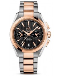 Omega Aqua Terra  Chronograph Automatic Men's Watch, Steel & 18K Rose Gold, Grey Dial, 231.20.43.52.06.001