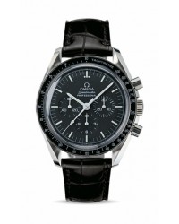 Omega Speedmaster Moon Watch  Chronograph Manual Men's Watch, Stainless Steel, Black Dial, 3873.50.31