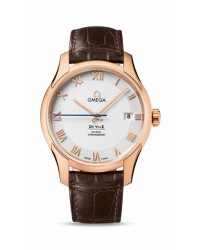 Omega De Ville  Automatic Men's Watch, 18K Rose Gold, Silver Dial, 431.53.41.21.02.001