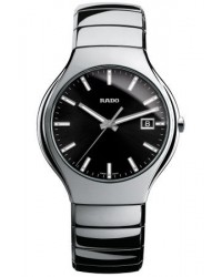 Rado True  Quartz Men's Watch, Ceramic, Black Dial, R27654162