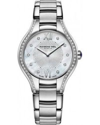 Raymond Weil Noemia  Quartz Women's Watch, Stainless Steel, Mother Of Pearl & Diamonds Dial, 5127-STS-00985