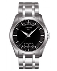 Tissot Couturier  Automatic Men's Watch, Stainless Steel, Black Dial, T035.407.11.051.00